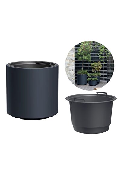 Prosperplast Heos anthracite pot 10L, 298mm x 290mm