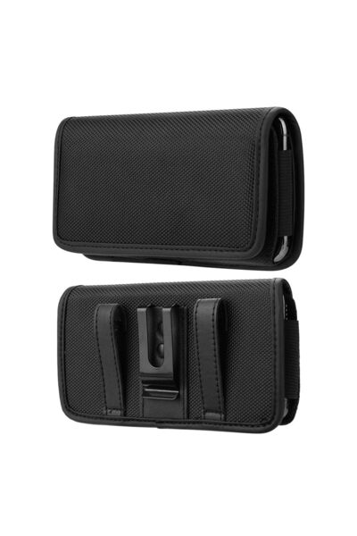 JZS جراب هاتف محمول بحزام من النايلون أفقي