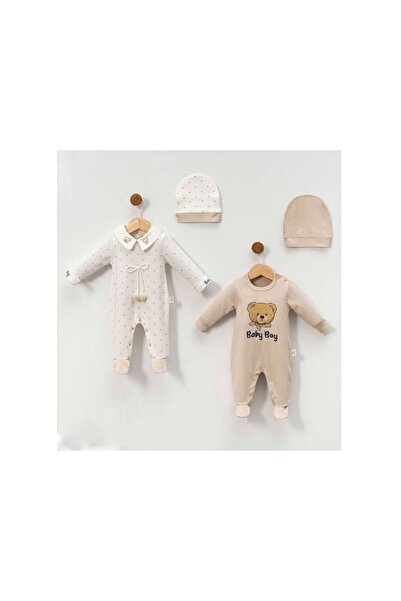 minicayzen 100% Cotton Baby Boy 2-Piece Romper