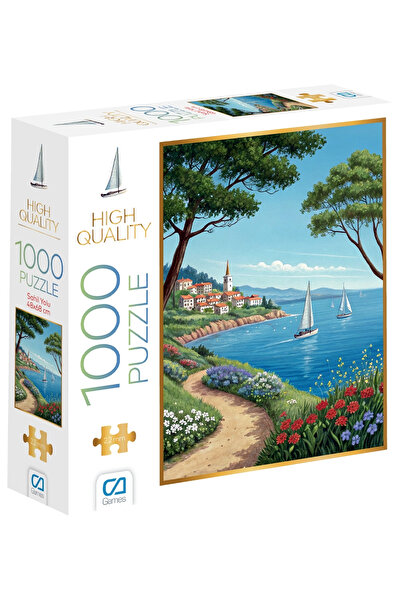 CA Games Coastal Road 1000 Pieces 2.2mm Thickness 48X68Cm Professional Hobby Puzzle Jigsaw Puzzle Series