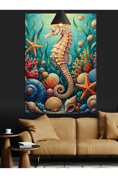 KanvasSepeti Alge marine Vopsea în ulei de înaltă calitate texturat Canvas Ca...