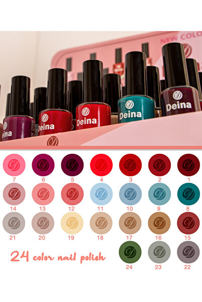 Deina كلكشن طلاء الأظافر (مناكير) 24 لون
