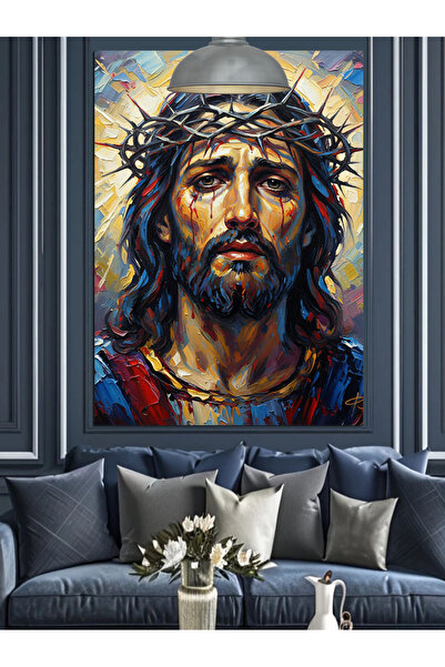KanvasSepeti Isus Hristos sveti Visokokvalitetna uljana slika d Teksturirano ...