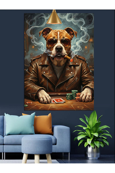 KanvasSepeti Maro piele Vopsea în ulei de înaltă calitate texturat Pânză Canv...