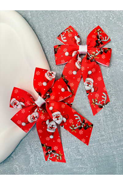 New Year Santa Claus Bowknot Buckle Christmas Buckle
