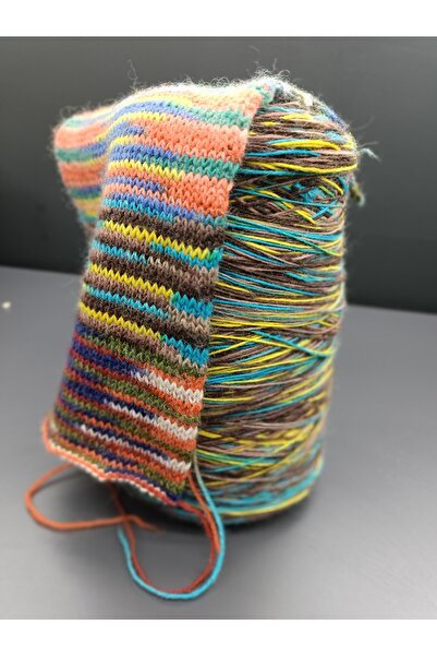 Pİ Yarn خيط حياكة يدوي من صوف الميرينو بنسبة 75%، 300 جرام، ملون