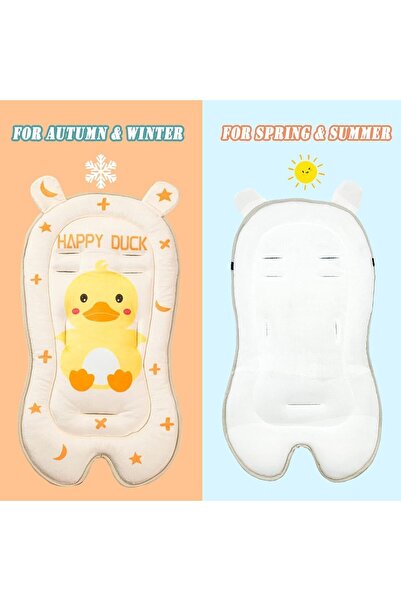 LinJie Baby Stroller Seat Liner - Soft Breathable Head & Body Support Cushion for Strollers/High Cha