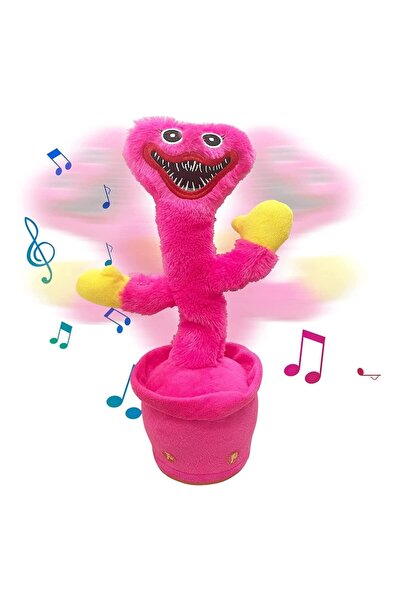 OEM Interactive Dancing Toy Nevermore - Kissy Missy & Huggy Wuggy, Sings, Talks & Records, 32 cm, Pink