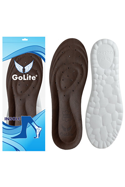 GoLite Doğal Vidala Deri Ayakkabı Tabanlığı Hakiki Koku Önleyici Ortopedik Ko...