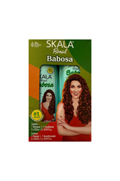 skala brasil Babosa Aloe Vera Shampoo & Conditioner Kit (2 x 325mL)