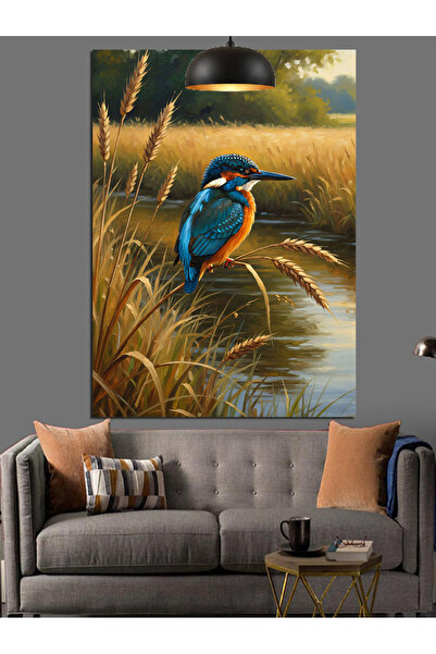 KanvasSepeti Pictură în ulei de înaltă calitate pe marginea Mehirului textura...