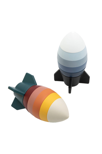 Pitikot Pitikot® Stacking Toy – Montessori Silicone Rocket