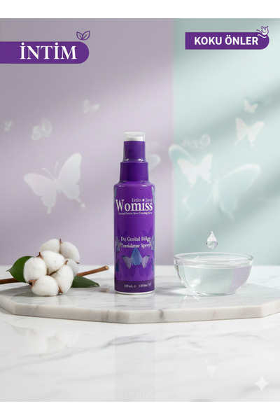Abay Womiss İntim Sprey Günlük Kullanıma Niasinamid İçerikli Koku Önleyici Genital Bölge Temizleme Spreyi
