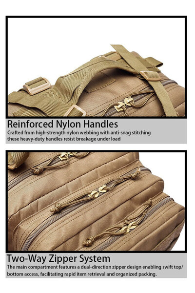 WINEENEE 45L Outdoor Adventure Backpack - Large Durable Hiking