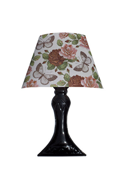 4Decor Autocolant LED 3D – Lampă cu trandafiri roșii – Multicolor