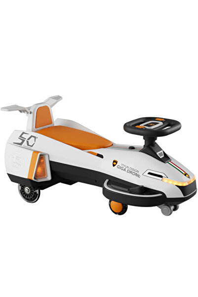 SDEPOT Mașinuță spațială pentru copii, 606W, lumini și sunete integrate, roți...