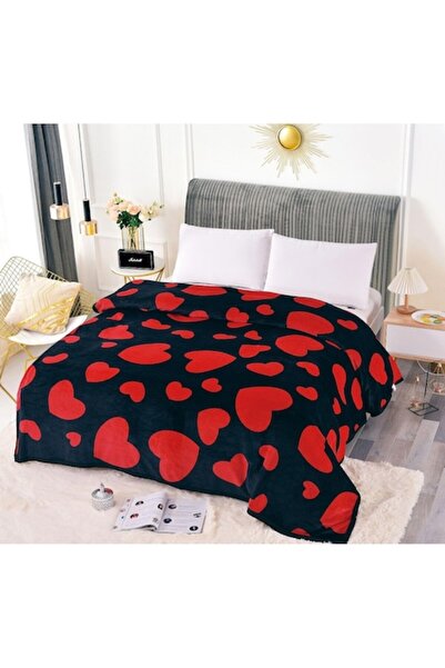 StartOver Coccolino soft and fluffy blanket for 2 persons, 200x230 cm, Love Hearts