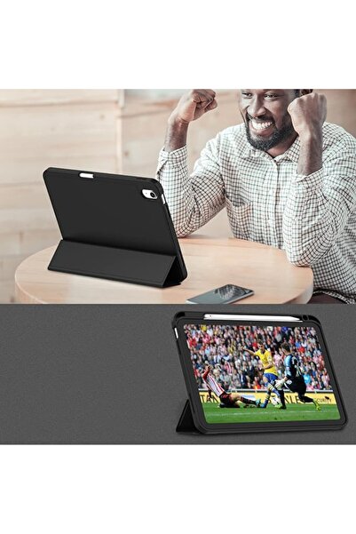 SKYDDAR INNOVATION Tablet case for iPad 10 (2022) 10.9 / 11 (2025), Flex Trifold, sticker set, Blue