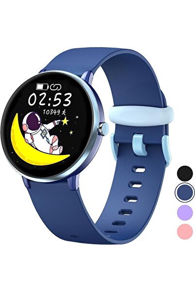 ZONEY ساعة ذكية للأطفال، جهاز تتبع نشاط اللياقة البدنية للأطفال (أزرق)