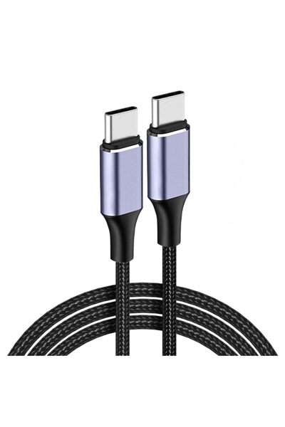 JZS كابل USB-C 100 واط 10 جيجابت في الثانية شحن سريع للبيانات 3 أمتار