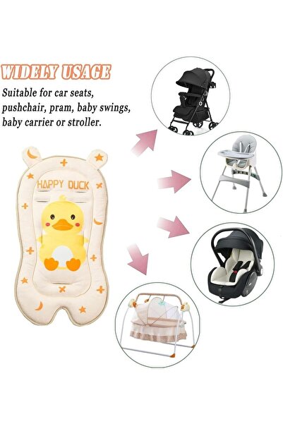 LinJie Baby Stroller Seat Liner - Soft Breathable Head & Body Support Cushion for Strollers/High Cha