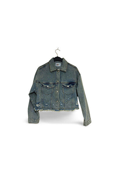 NOXS Ice Blue Laser Denim Jacket