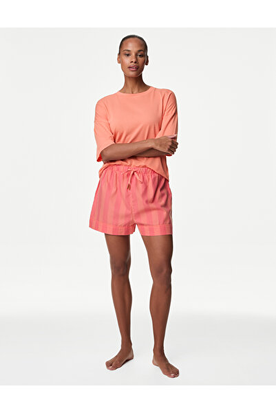 Marks & Spencer Kısa Kollu Şortlu Pijama Takımı