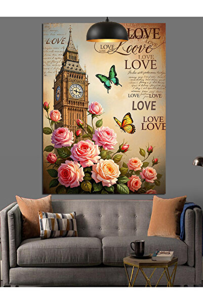 KanvasSepeti Flori Pictură în ulei de înaltă calitate texturat Canvas Canvas ...