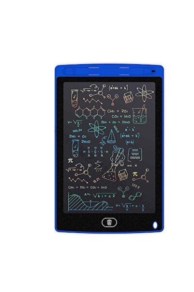NO BRAND Graphic drawing tablet for children, colorful, 12-inch diagonal, with erase button and pen - Blue