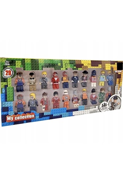 Toys Set de figurine Minecraft — 20 de figurine, plastic rezistent, 28x17x3 cm