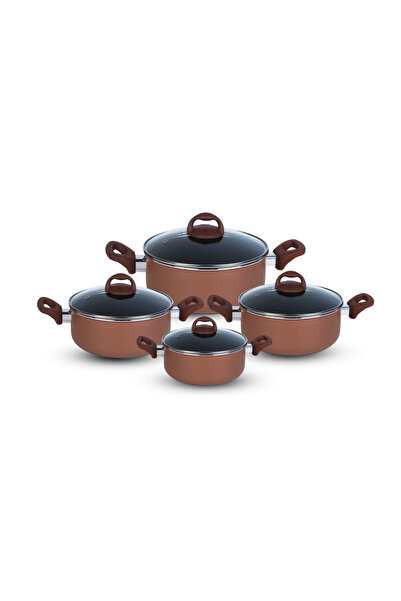 Generic Aluminum Pots Set 8 Pieces