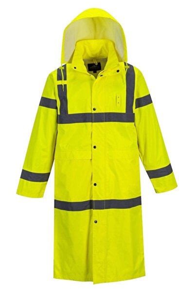 PORTWEST HiVis Raincoat 122cm Portwest-H445 M Yellow