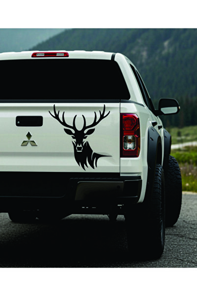 StickITsibiu Savage Deer – Stickere Auto 4×4 Off-Road – Dimensiuni 20x19 cm.