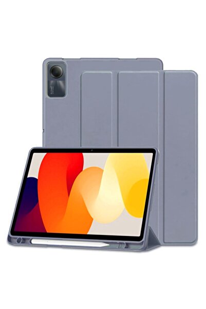 SKYDDAR INNOVATION Tablet case for Xiaomi Redmi Pad SE 11", Pencil holder, Flex Trifold, sticker set, Purple