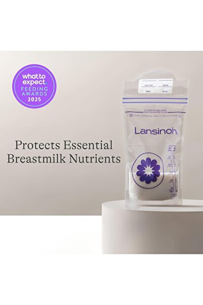 Lansinoh Breast Milk Storage Bags, 50 Count