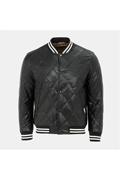 Firetrap PU Quilt Jacket Mens