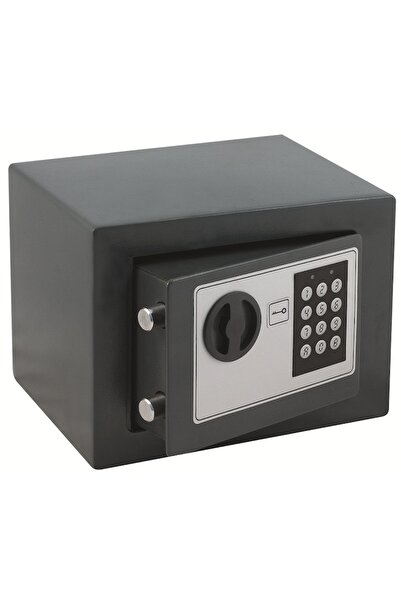 DEEBCO STRATEGIC steel safe with electronic lock and key, 250x350x250 mm, gray