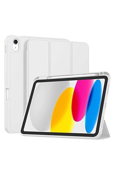 SKYDDAR INNOVATION Tablet case for iPad 10 (2022) 10.9 / 11 (2025), Flex Trifold, sticker set, Gray