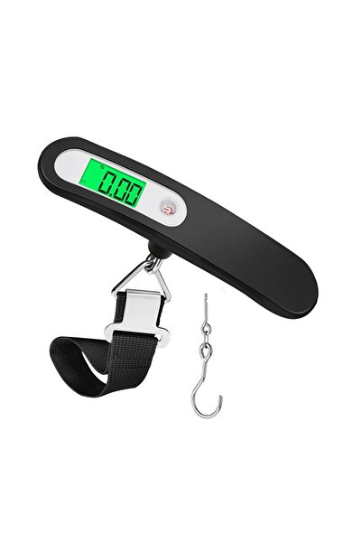 JZS Luggage Weight Scale Digital Hanging 50kg Travel Black