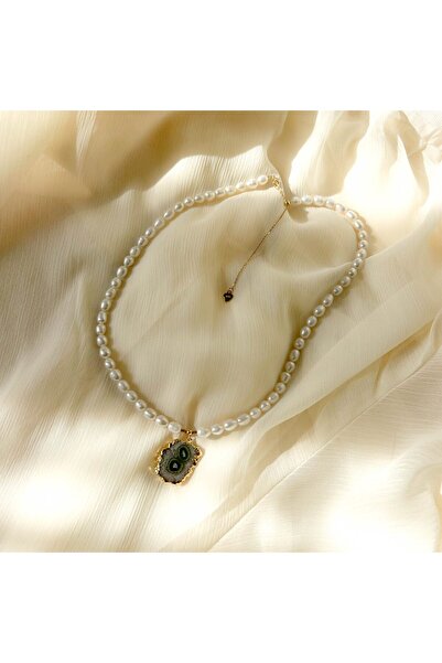 Moonlight Jewelry Colier „Perlă de ametist” – Ametist și perle de cultură