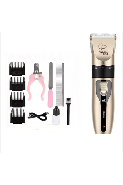 OEM Mașină de tuns pentru animale de companie, reîncărcabilă, cap reglabil, 4...