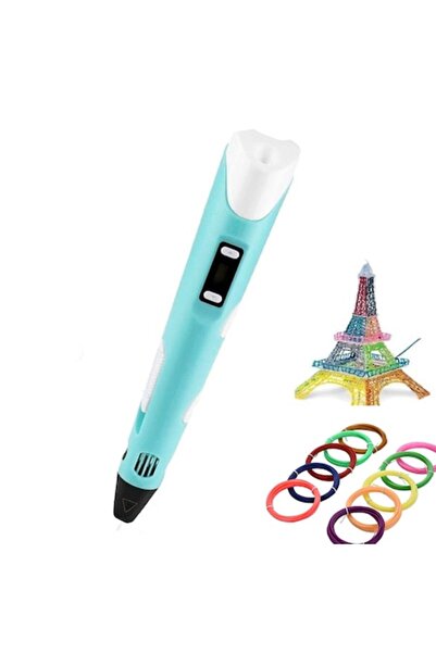 JESWO Stilou de imprimare 3D - Temperatură reglabilă, Afișaj LCD, 10 filament...