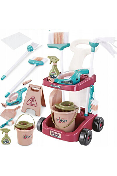 Matadi Complete cleaning set with trolley, hand vacuum cleaner and 13 Little ...
