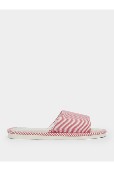 Take Two By Styli نعال حمام مخططة