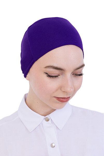 Modish Group Practical Bone Cotton Hijab Inner Bonnet, Ready-To-Wear Viscose Hat for Headscarf, for Prayer Daily Use