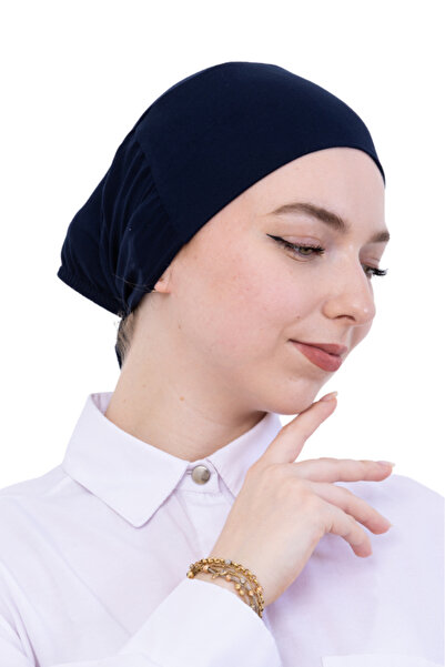 Modish Group Practical Bone Cotton Hijab Inner Bonnet, Ready-To-Wear Viscose Hat for Headscarf, for Prayer Daily Use
