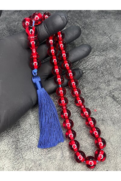 Mos Tespih Large Size Rope Tassel Top Tightening Amber Prayer Beads