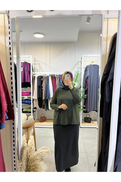 Nuss 902 Basic Merserize Tunik Haki