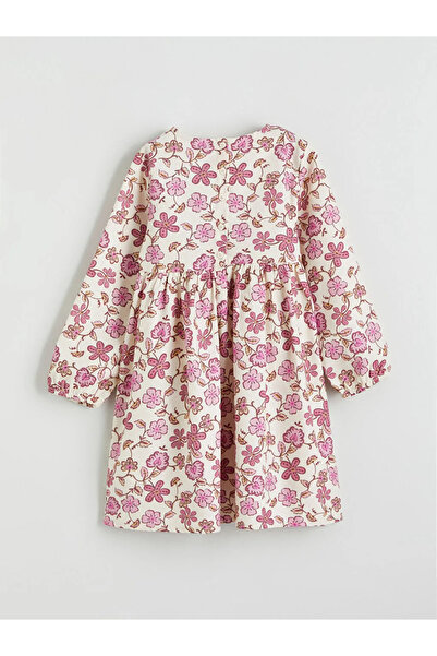 LC Waikiki Patterned Girl's Dress and Vest