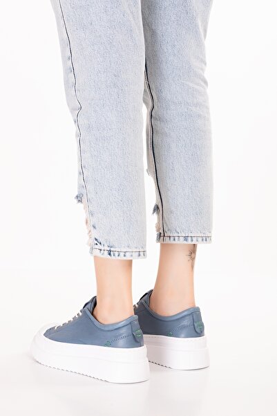 Gondol Αθλητικά παπούτσια καθημερινής χρήσης από γνήσιο δέρμα zx.1104 Μπλε